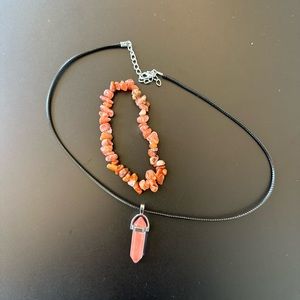 Tiger Eye Bracelet and Necklace